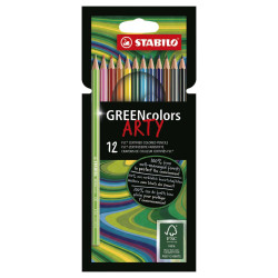 Моливи цветни Arty 12 цв  GreenColours Моливи цветни Arty 12 цв  GreenColours