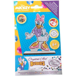 Комплект за диамантена бродерия, Craft Buddy, Crystal Art Buddies, Дейзи Дък, 7 части
