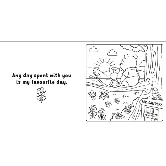 Disney Winnie the Pooh: A Cute and Cosy Colouring Book