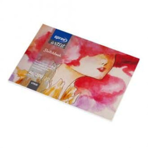 Скицник 148х105 А6 200 г смесена техника Spree Artist
