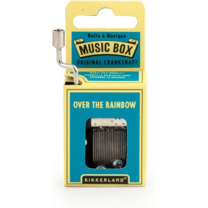 Музикална кутия с манивела Kikkerland - Over the Rainbow