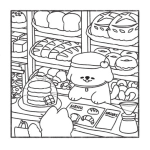 Cosy Calm: Cute and Relaxing Colouring Book
