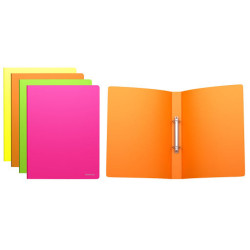 Папка с 2 ринга Erich Krause Neon, асортимент