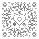 Pretty Simple Coloring: Love Pretty Simple Coloring: Love