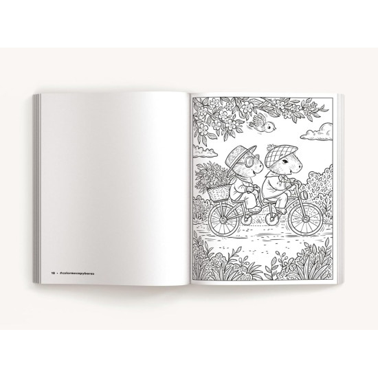 Color Me Capybaras: A Capy-tivating Coloring Book Color Me Capybaras: A Capy-tivating Coloring Book