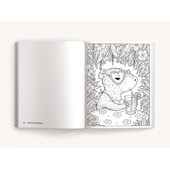 Color Me Capybaras: A Capy-tivating Coloring Book Color Me Capybaras: A Capy-tivating Coloring Book