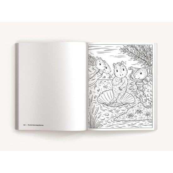 Color Me Capybaras: A Capy-tivating Coloring Book Color Me Capybaras: A Capy-tivating Coloring Book