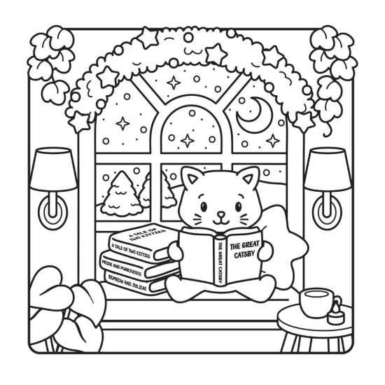 The Snuggly Winter Coloring Book