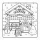 The Snuggly Winter Coloring Book