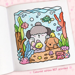 Cozy Cuties: A Cute and Comfy Colouring Book for All Ages