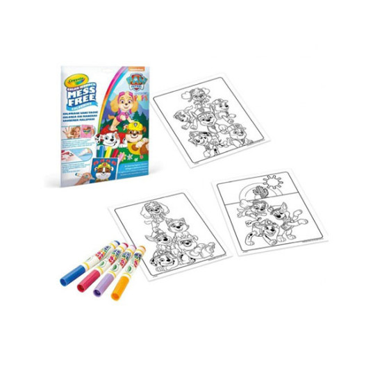 Crayola Магическа книжка за оцветяване Paw Patrol и 4 маркера