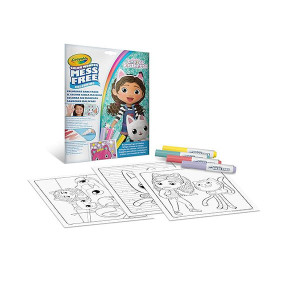 Crayola Магическа книжка за оцветяване GABBY и 4 маркера