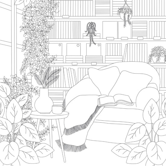 Cozy Bookshops: Colouring Book Cozy Bookshops: Colouring Book