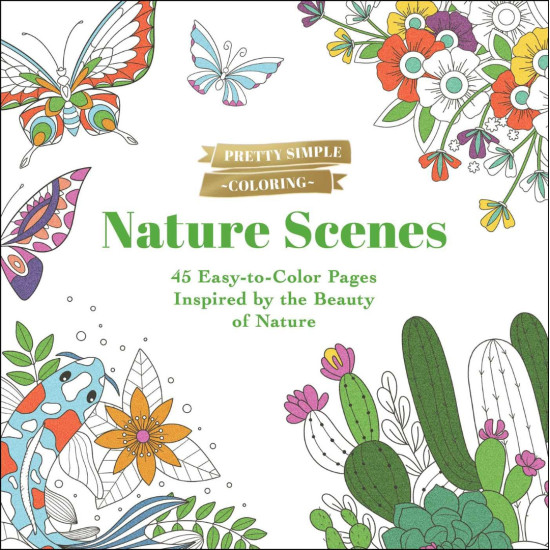 Pretty Simple Coloring: Nature Scenes Pretty Simple Coloring: Nature Scenes