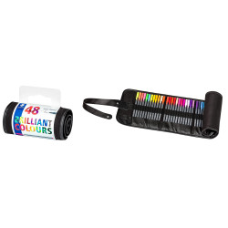 ФЛУМАСТРИ STAEDTLER 323 триъгълни 48 цвята в калъф  ФЛУМАСТРИ STAEDTLER 323 триъгълни 48 цвята в калъф