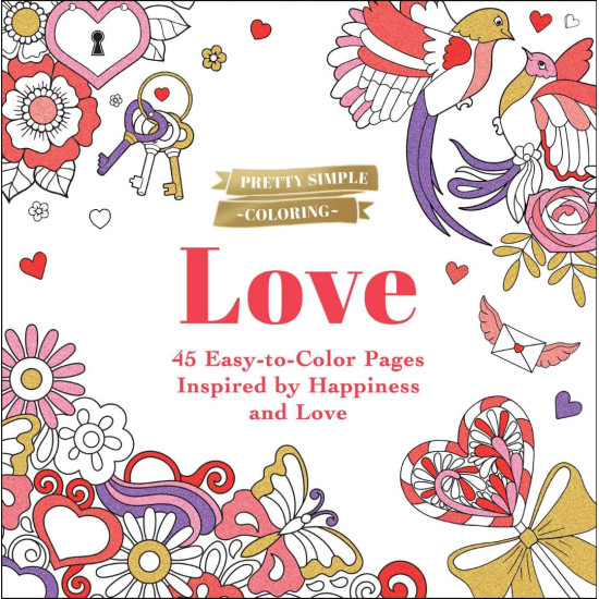 Pretty Simple Coloring: Love Pretty Simple Coloring: Love