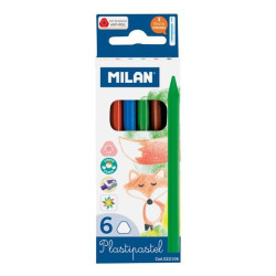 ПЛАСТИПАСТЕЛИ 6 цвята MILAN ПЛАСТИПАСТЕЛИ 6 цвята MILAN