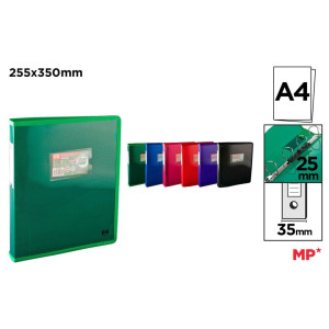 Папка класьор с 4 ринга MP, асортимент