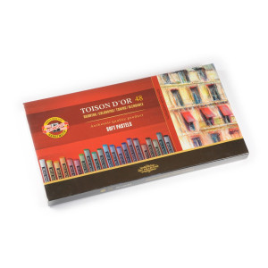 Комплект професионални сухи пастели 48 цвята в кутия