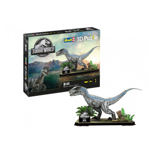 Пъзел, Revell, Джурасик свят Blue 3D, 57 части