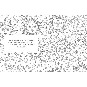 Manifest Your Destiny Colouring Book