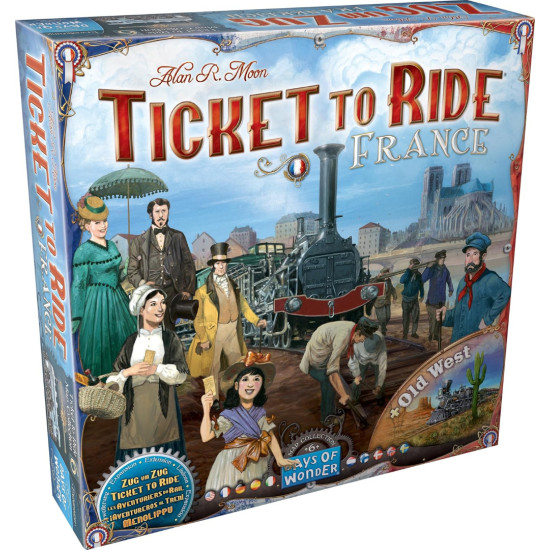 Разширение за настолна игра Ticket to Ride - France & Old West Разширение за настолна игра Ticket to Ride - France & Old West