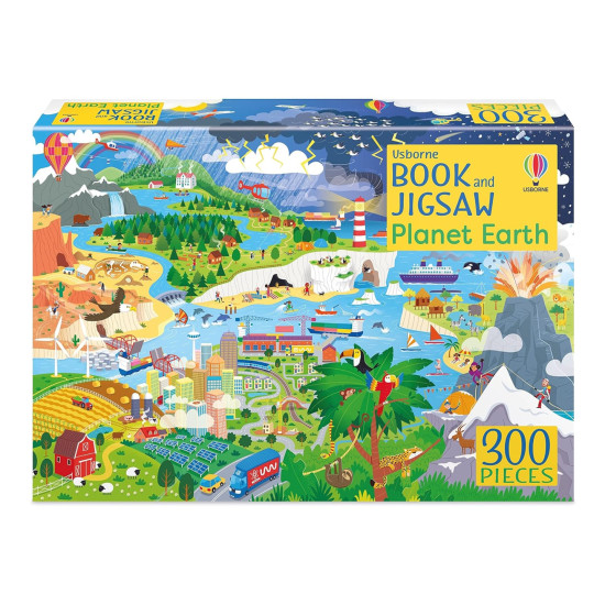 Book and Jigsaw: Planet Earth