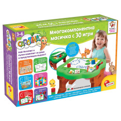 Образователен комплект Lisciani Giochi Carotina - Масичка с 30 игри