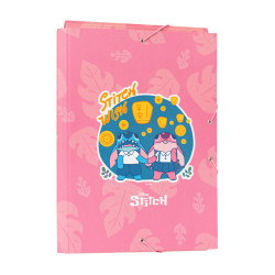 STITCH & ANGEL - Класьор A4 Premium с капаци и ластик STITCH & ANGEL - Класьор A4 Premium с капаци и ластик