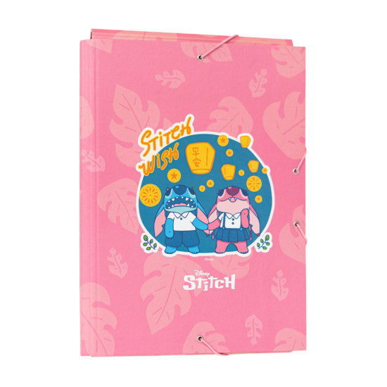 STITCH & ANGEL - Класьор A4 Premium с капаци и ластик STITCH & ANGEL - Класьор A4 Premium с капаци и ластик