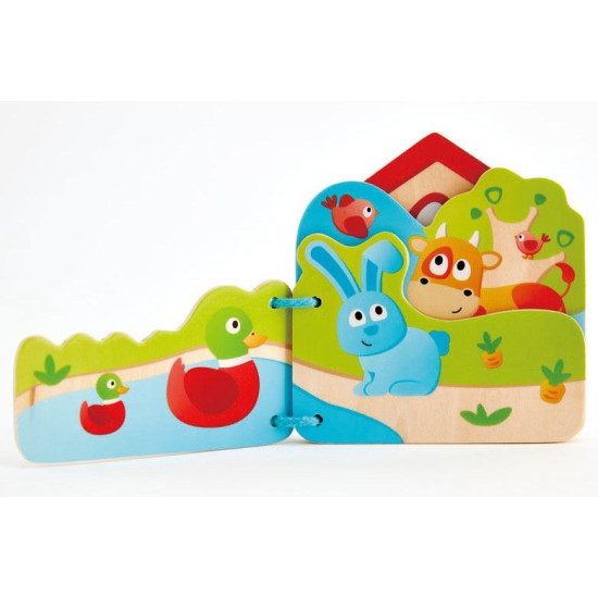Дървена играчка Hape - Книжка | Игри и играчки