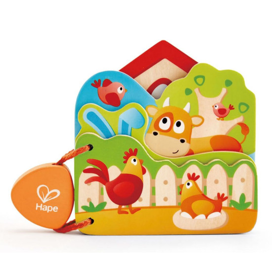 Дървена играчка Hape - Книжка | Игри и играчки