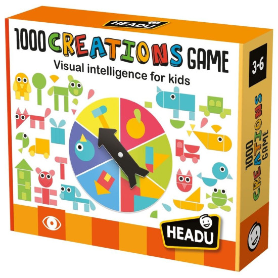 Детска игра Headu - 1000 творения | Игри и играчки