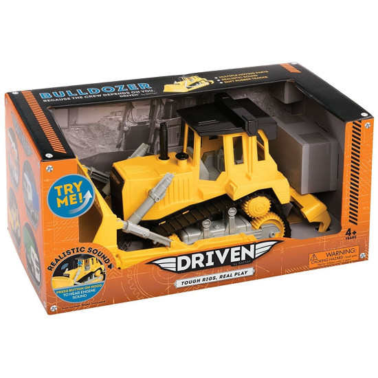 Детска играчка Battat Driven - Булдозер, със звук и светлини | Игри и играчки