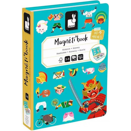 Детска магнитна книга Janod - История | Игри и играчки
