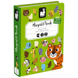 Детска магнитна книга Janod - Животни