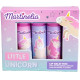 Детски балсам за устни Martinelia Little Unicorn - 3 броя | Игри и играчки