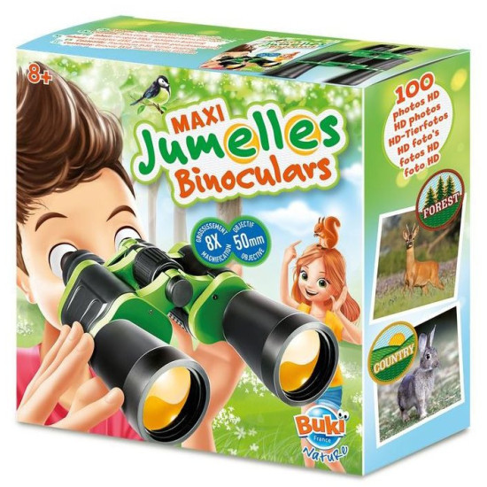 Детски бинокъл Buki Nature - 8 x 50 mm | Игри и играчки