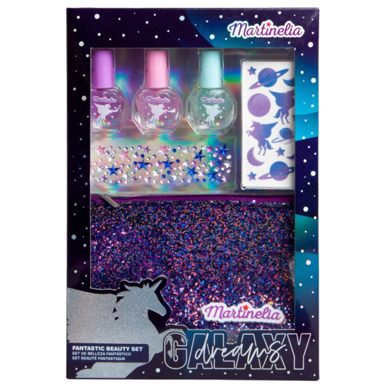 Детски комплект за маникюр Martinelia - Galaxy Dreams, с несесер | Игри и играчки