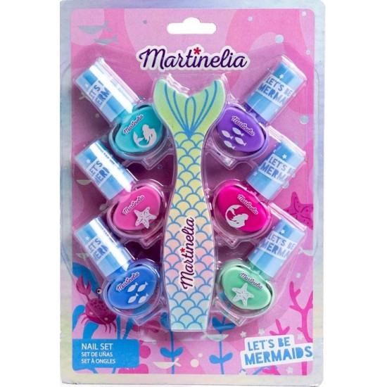 Детски комплект за нокти Martinelia Lets Be Mermaids - 7 части | Игри и играчки