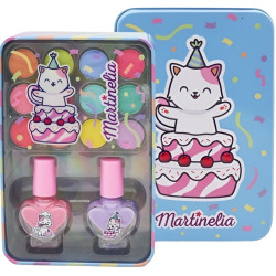 Детски козметичен комплект Martinelia Yummy - В метална кутия
