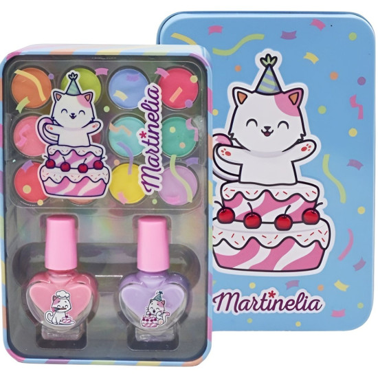 Детски козметичен комплект Martinelia Yummy - В метална кутия | Игри и играчки