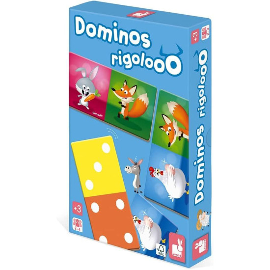 Детско домино Janod - Rigoloo | Детски игри