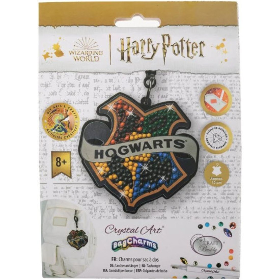 Диамантена висулка за чанта Craft Buddy - Значката на Хогуортс | Harry Potter