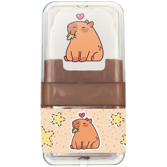 Гумичка ролер 2 в 1 Spree - Capybara, асортимент | Гуми, ножици, острилки