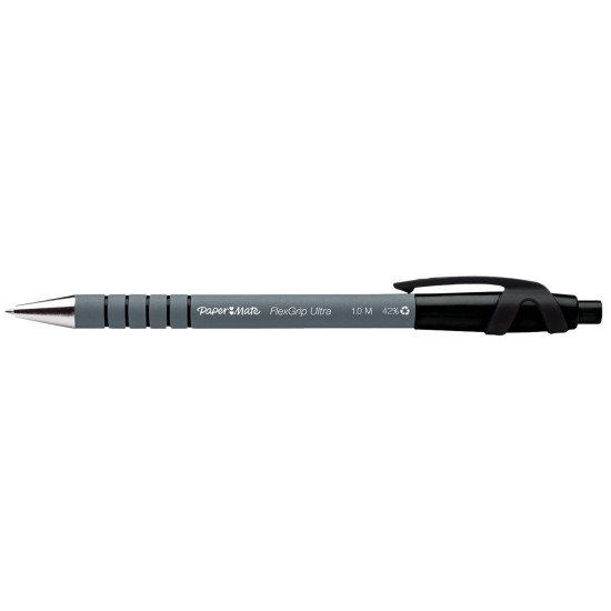 Химикалка Paper Mate Flexgrip - M, черна, 0.4 mm | Химикали и пишещи средства