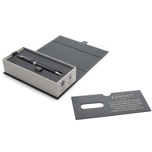 Химикалка Parker Royal Pen Sonnet Matte Lacquered Black CT