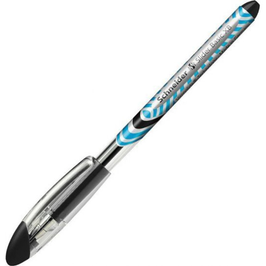 Химикалка Schneider - Slider Basic XB, черна | Химикали и пишещи средства