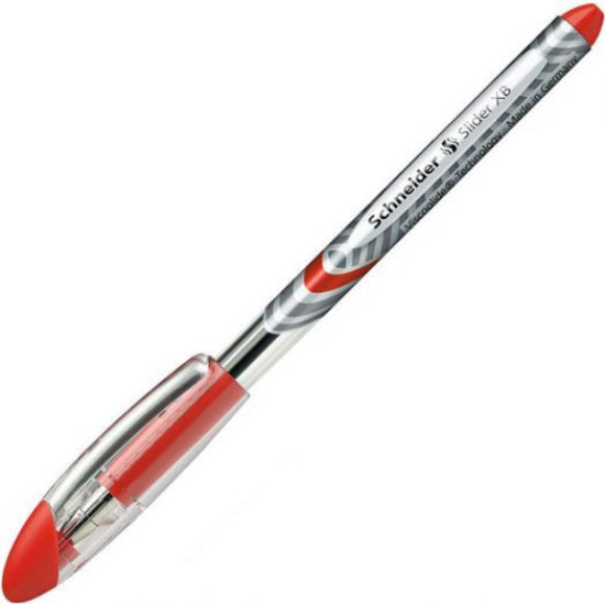 Химикалка Schneider - Slider Basic XB, червена | Химикали и пишещи средства