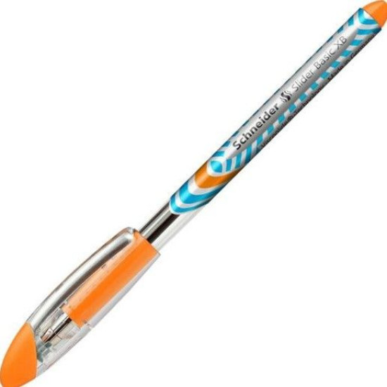 Химикалка Schneider - Slider Basic XB, оранжева | Химикали и пишещи средства